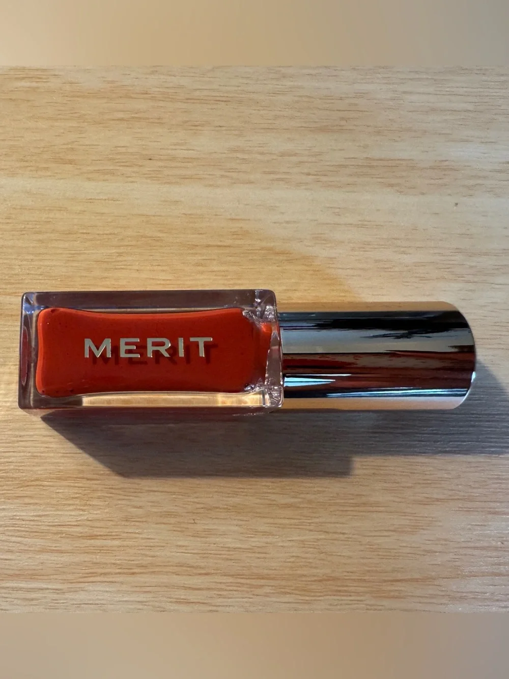 Merit Shade Slick Tinted Lip Oil in Cara Cara